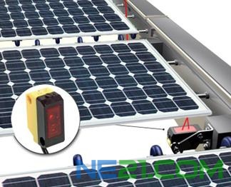 Banner光电传感器应用在太阳能组件生产流水