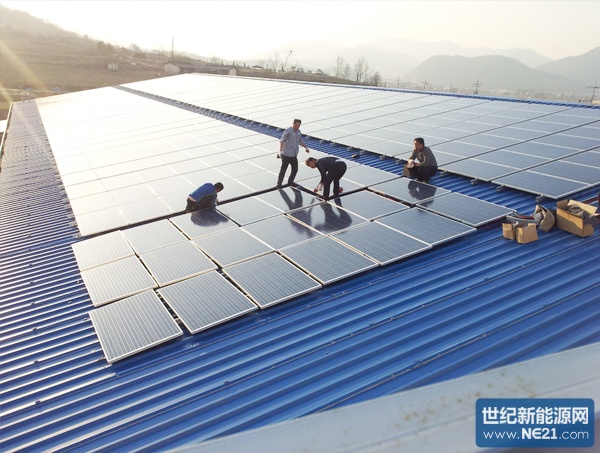 格瑞士太阳能完成韩国100kw彩钢瓦电站支架定制方案