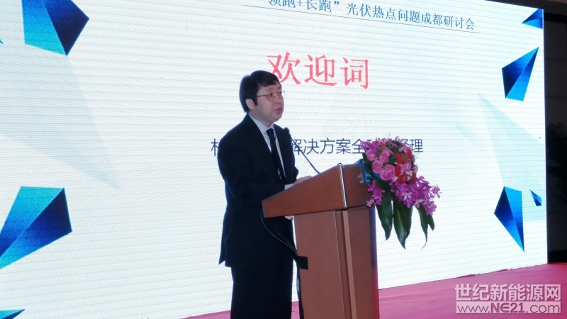 优乐娱乐稿照片杜邦光伏解决方案全球总经理汪伟致辞