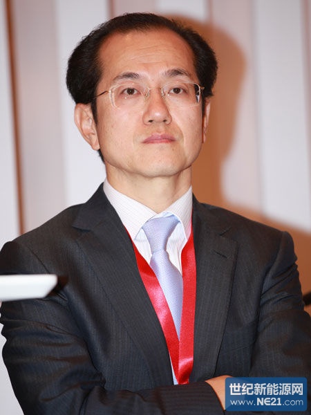 图为汉能控股集团执行总裁王勇。（图片来源：新浪财经 梁斌 摄）