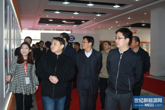 合肥市副市长调研通威太阳能(合肥)公司