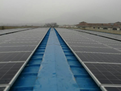 聚能新能源在和县碧桂园建设的80KW的分布式光伏电站