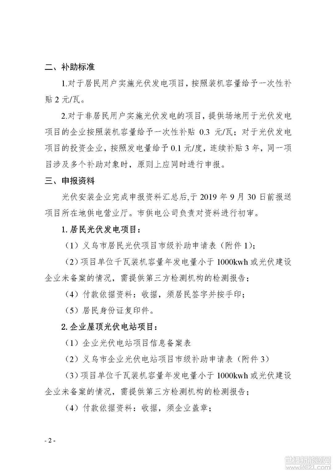 义乌：最高0.3元/瓦，2017年光伏业主领钱啦！