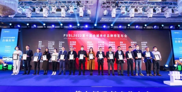 重磅！2022全球光伏100强品牌在上海发布（附名单）