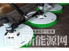市电款光伏清洗机，好易洁HGF-128A电动光伏清洁清扫工具图2
