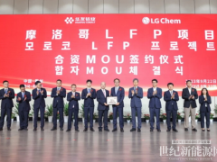 LG化学与华友集团合作在摩洛哥建立LFP正极工厂