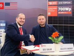 SEG Solar与Silletti Energy签署10兆瓦组件分销协议