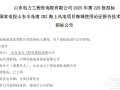 国家电投山东1000MW海上风电项目招标！