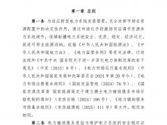 新疆电力辅助服务市场实施细则发布