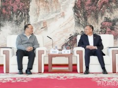 中国能建总经理倪真与宁德时代董事长曾毓群会谈