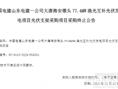 央企巨头500吨光伏采购订单终止!
