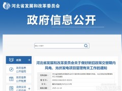 不再新增储备类项目！河北新旧政策交替期风光项目管理办法印发