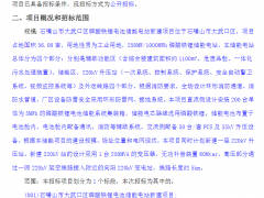 1.45元/Wh！宁夏250MW/1GWh储能电站项目EPC招标！