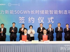 正力新能50GWh新一代大容量长时储能智能制造项目落户江苏苏州