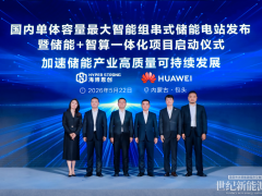 海博思创携手华为打造国内单体容量最大智能组串式储能电站正式发布