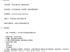 东方风电预中标100MW风机订单