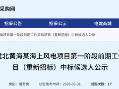 1.2GW海上风电项目!中国电建华东院联合体预中标