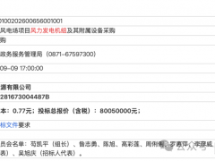 8005万元!远景能源中标