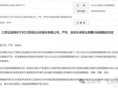 突发！光伏企业、董事长、董秘被行政监管警示