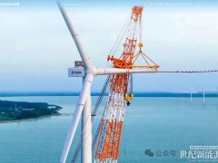 远景能源首个国际海上风电项目首吊完成!