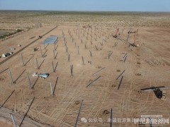 100MW光伏治沙绿电直连项目开工建设